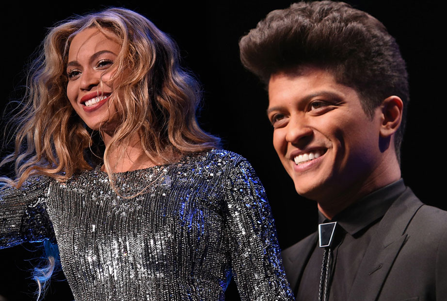 Resultado de imagem para Beyoncé e Bruno Mars