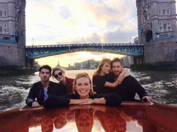 taylor swift, calvin harris, joe jonas, gigi hadid e karlie kloss