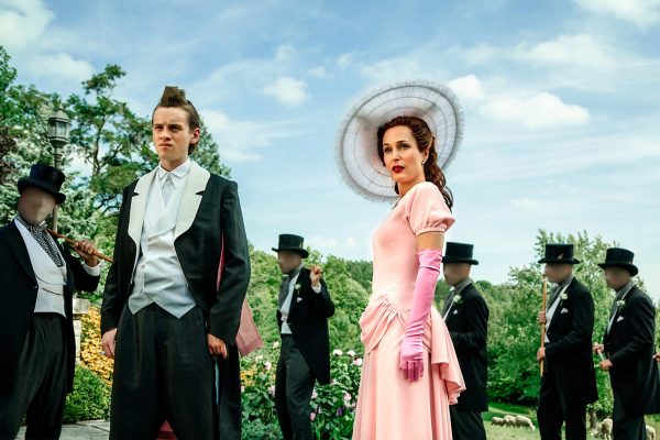 American Gods 2017 - Season 1 Bruce Langley and Gillian Anderson