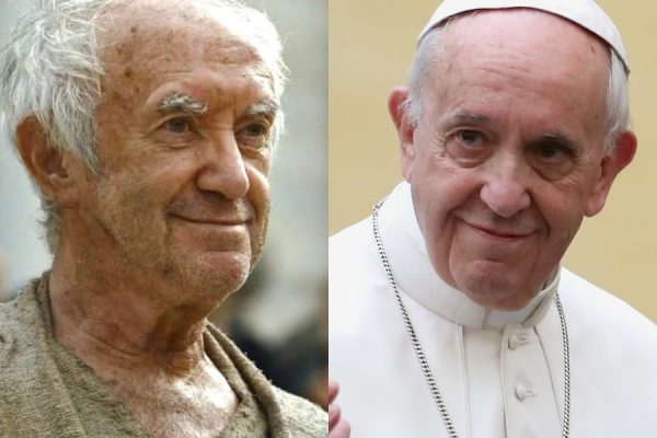 papa francisco jonathan pryce comparacao