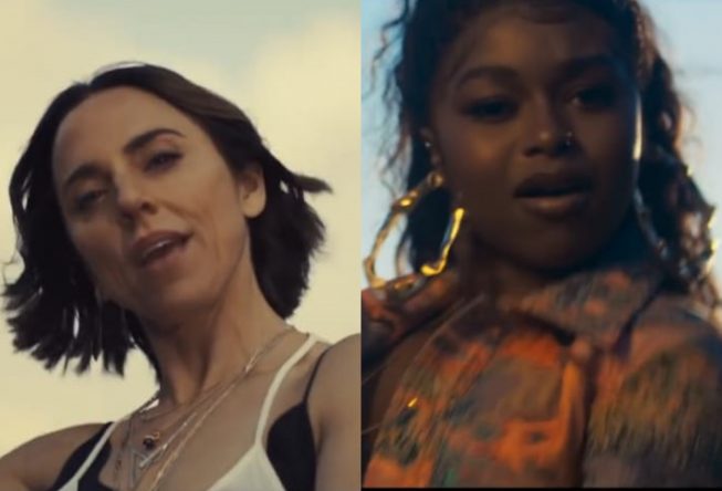 Melanie C e Nadia Rose no clipe de "Fearless" (Reprodução)