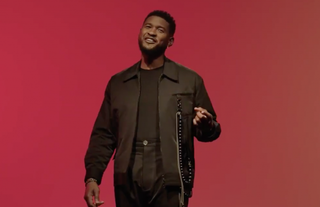 Usher em vídeo (Reprodução)