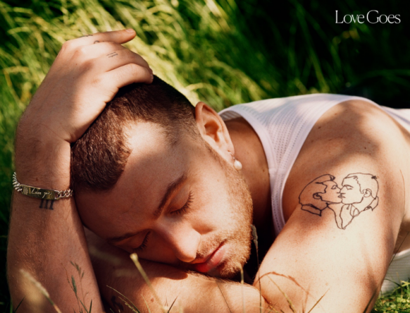 Sam Smith em capa do disco "Love Goes" (Divulgação)