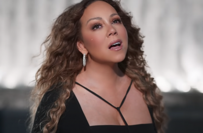 Mariah Carey durante a performance de "Save The Day" (Foto: Reprodução)