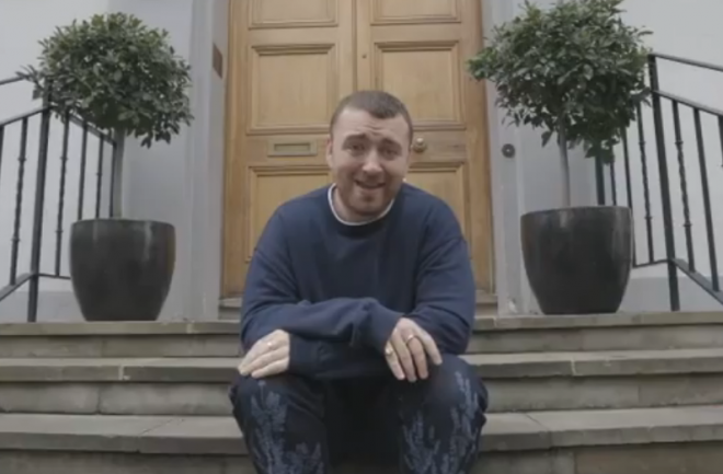 Sam Smith em vídeo no Instagram (Reprodução)