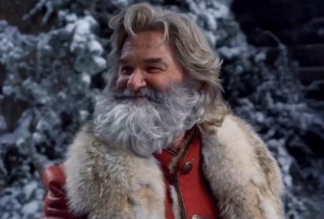 Kurt Russell dá vida ao Papei Noel no filme "Crônicas de Natal 2" (Reprodução)