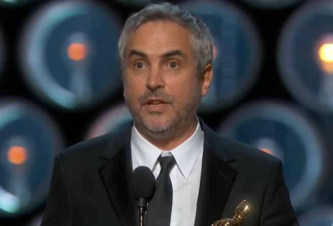 Alfonso Cuarón no Oscar 2014 (Reprodução)