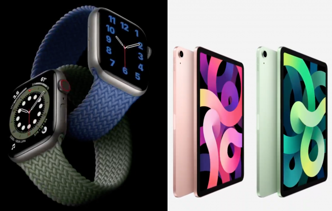 Nova linha Apple Watch (Reprodução)/Nova linha iPad (Reprodução)