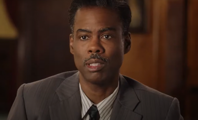 Chris Rock nos bastidores de "Fargo" (Reprodução)