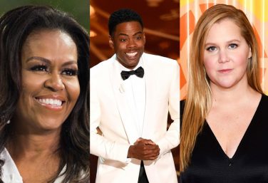 Michelle Obama, Chris Rock e Amy Schumer (Reprodução)