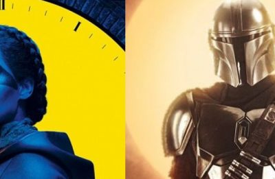 Cartazes de "Watchmen" e "The Mandalorian" (Divulgação)