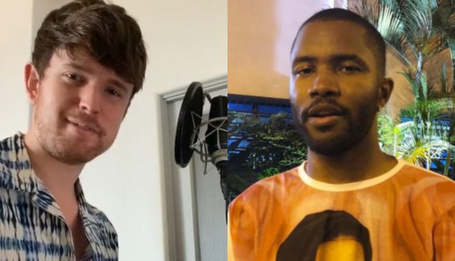 James Blake e Frank Ocean (Reprodução/Instagram)