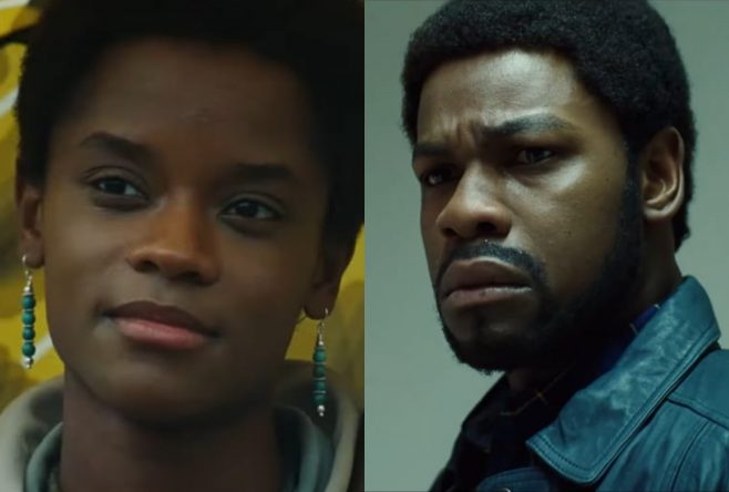 Letitia Wright e John Boyega na série "Small Axe" (Reprodução)