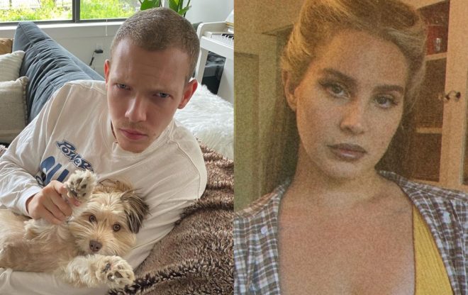 Matt Maeson em foto publicada no Instagram/Lana Del Rey em foto para o Instagram (Reprodução)