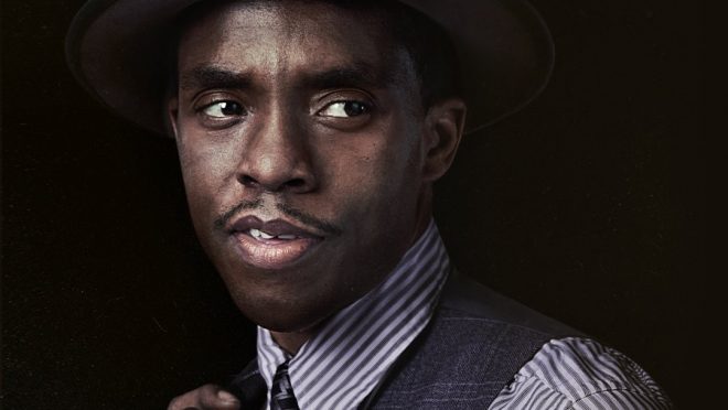Chadwick Boseman em cartaz de "A Voz Suprema do Blues" (Divulgação)
