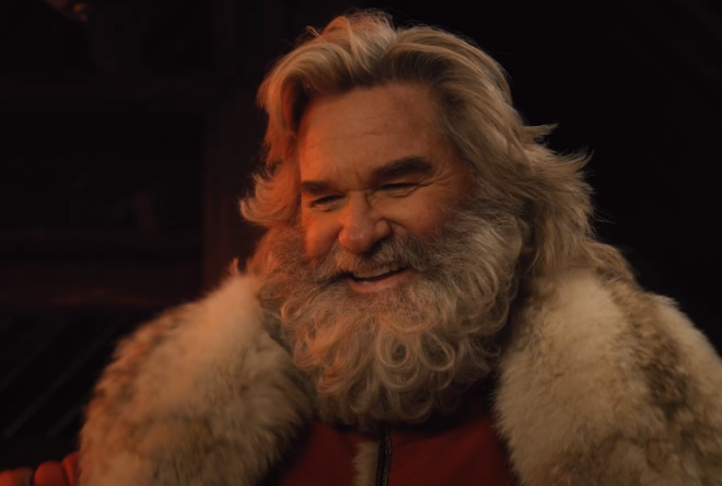 Kurt Russel como Papai Noel em trailer de "Crônicas de Natal 2" (Reprodução)