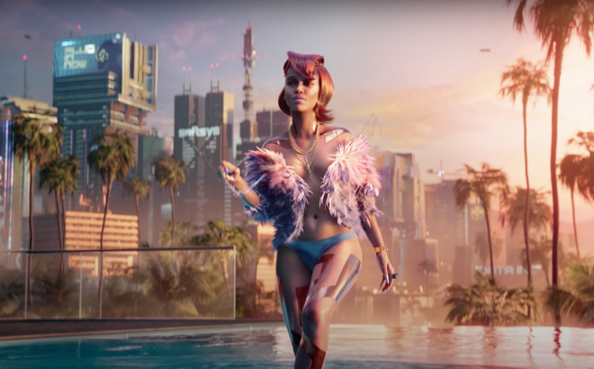Cena do jogo "Cyberpunk 2077" (Reprodução)