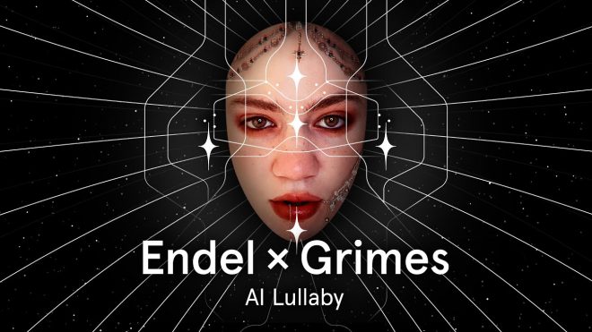 Capa de "Al Lullaby" da Grimes (Divulgação)