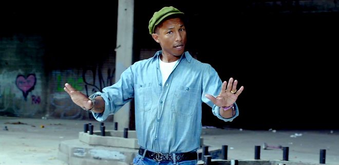 Pharrell em "Freedom" (Reprodução)