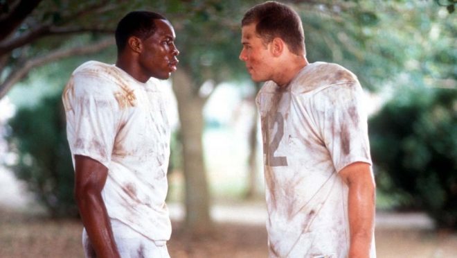 Wood Harris e Ryan Hurst em "Duelo de Titãs" (Reprodução)