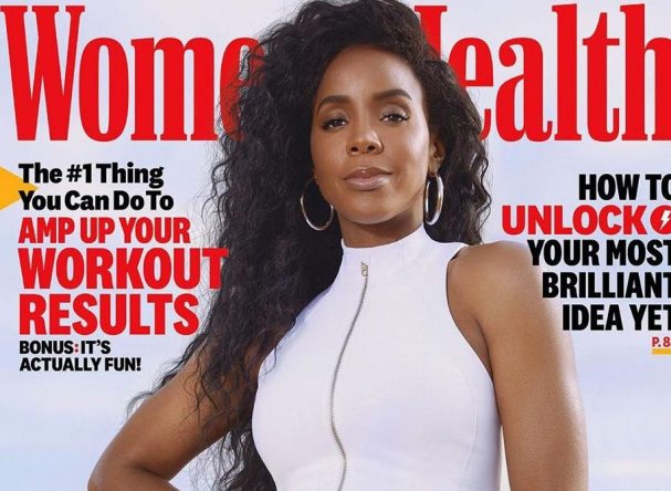 Kelly Rowland na capa da edição de novembro da Women's Health (Divulgação)