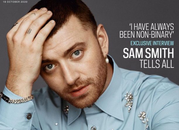 Sam Smith na capa do The Sunday Times Style (Reprodução)