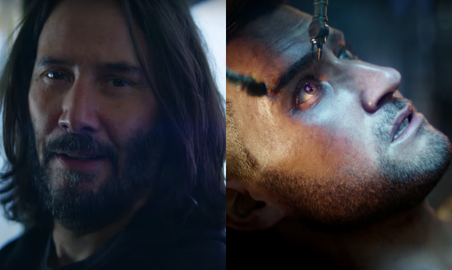 Cenas de comercial de "Cyberpunk 2077" (Reprodução)