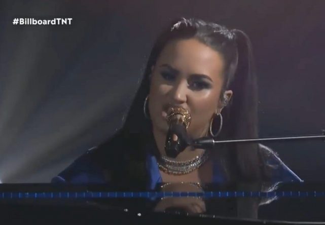 Demi Lovato no Billboard Music Awards 2020 (Reprodução)