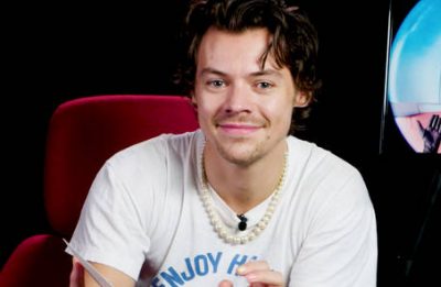 Harry Styles em entrevista à Capital FM (Reprodução)