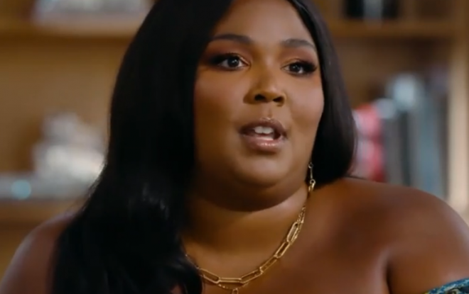 Lizzo em vídeo no Instagram (Reprodução)