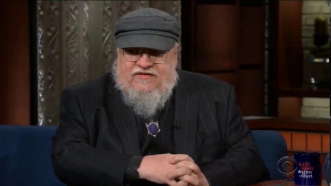 George R.R. Martin em entrevista (Reprodução)