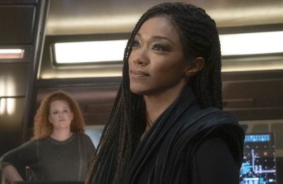 Sonequa Martin-Green em cena de "Star Trek: Discovery" (Reprodução)