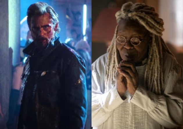 Alexander Skarsgård e Whoopi Goldberg em "The Stand" (Reprodução)