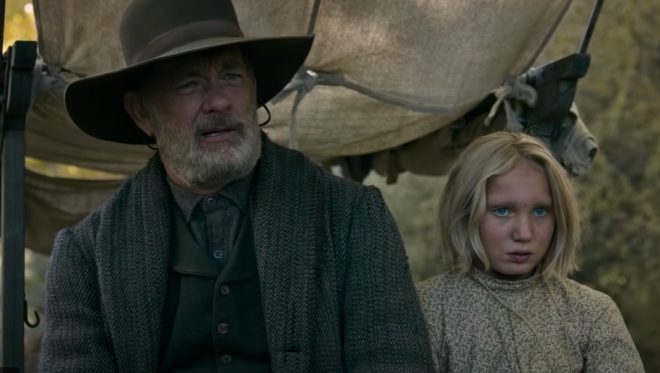 Tom Hanks no trailer de "News of the World" (Reprodução)