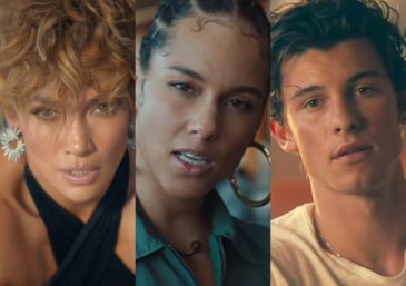 JLo no clipe de "Pa Ti", Alicia Keys em "Underdog" e Shawn Mendes em "Señorita" (Reprodução)