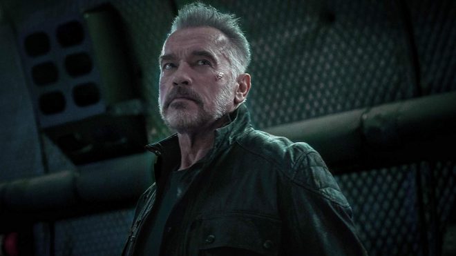 Arnold Schwarzenegger em "O Exterminador do Futuro: Destino Sombrio" (Reprodução)