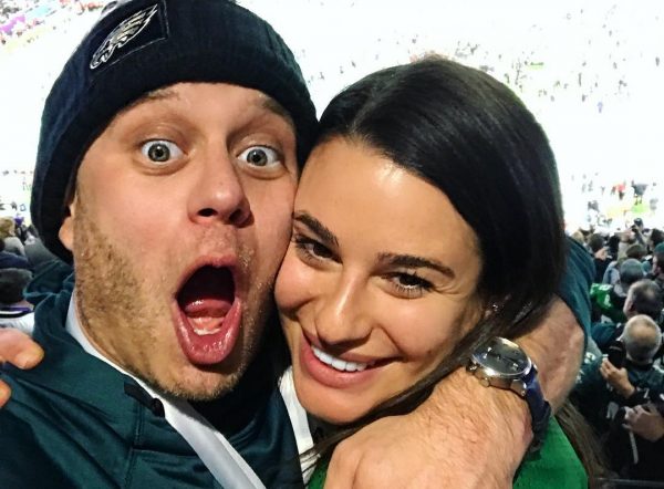 Zandy Reich e Lea Michele em foto publicada no Instagram (Reprodução)