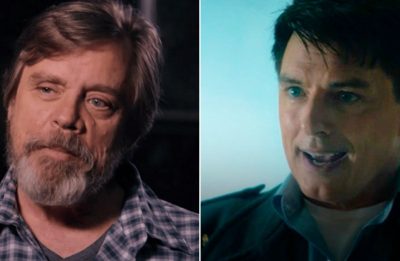 Hamill atuou com Prowser em "Star Wars" e Barrowman, em "Doctor Who" (Reprodução)