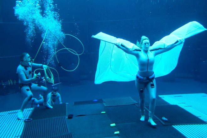 Kate Winslet em set de "Avatar 2" (Reprodução/Instagram)