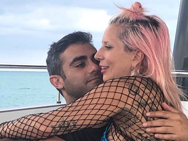 Michael Polansky e Lady Gaga em foto publicada no Instagram (Reprodução)