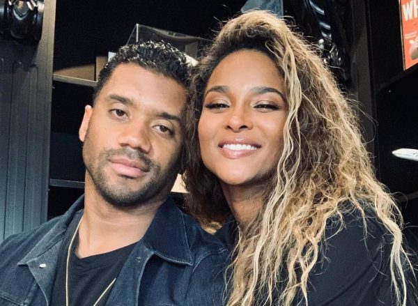 Russell Wilson e Ciara em foto publicada no Instagram (Reprodução)