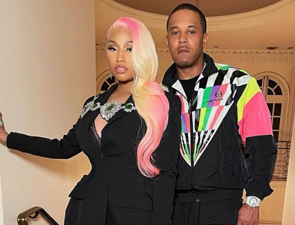 Nicki Minaj e Kenneth Petty em foto publicada no Instagram (Reprodução)