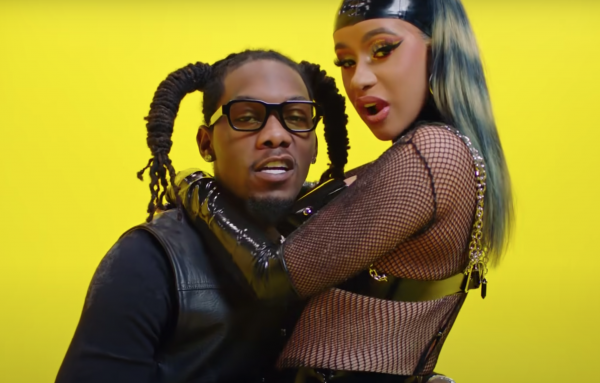 Offset e Cardi B no clipe de "Clout" (Reprodução)