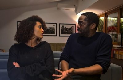 Taís Araújo e Lázaro Ramos na série "Amor e Sorte" (Reprodução)
