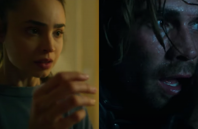 Cena do trailer de "Songbird" (Reprodução)