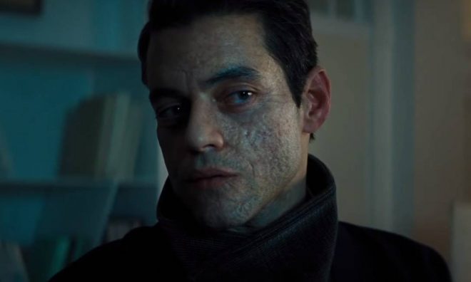 Rami Malek em trailer de "007 - Sem Tempo Para Morrer" (Reprodução)