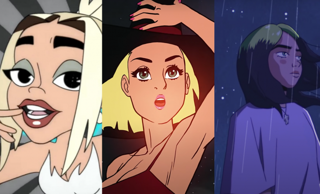 Clipes em animação foram a solução encontrada por muitos artistas durante a pandemia (Reprodução)