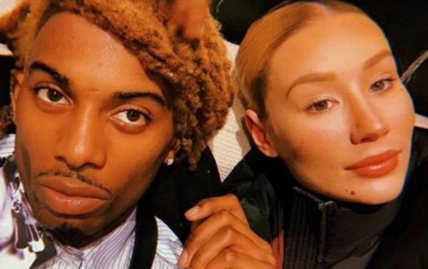 Playboi Carti e Iggy Azalea em foto publicada no Instagram (Reprodução)