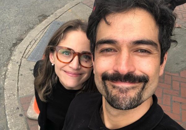 Diana Vázquez e Alfonso Herrera em foto publicada no Instagram (Reprodução)