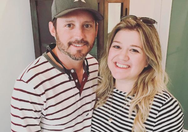 Brandon Blackstock e Kelly Clarkson em foto publicada no Instagram (Reprodução)